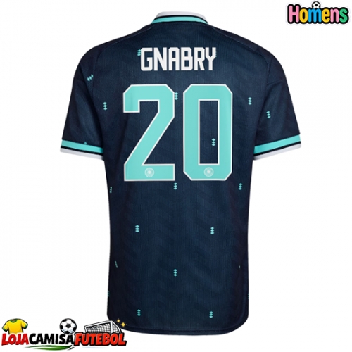 Camisa de Futebol Alemanha Serge Gnabry #20 Equipamento Secundário Mundo 2026 Manga Curta